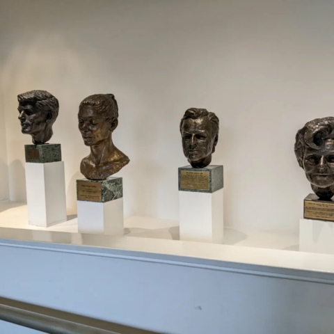 Busts of various