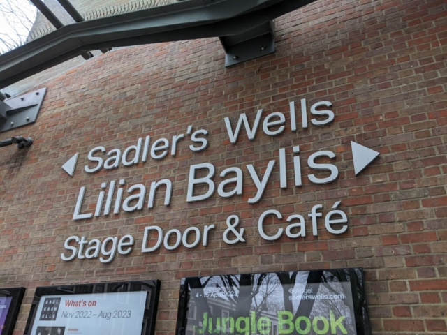 Sadler's Wells signage